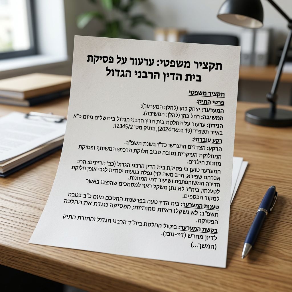 זכות בעל דין שהרכב מלא ידון בבקשתו לשינוי הסדר שנקבע