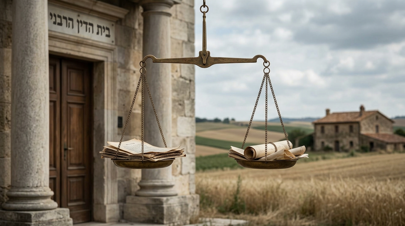 סמכות לדון בתביעת חלוקת רכוש בנכס שעדיין לא רשום על שם המערער: 1568704-1 – ביה"ד הגדול